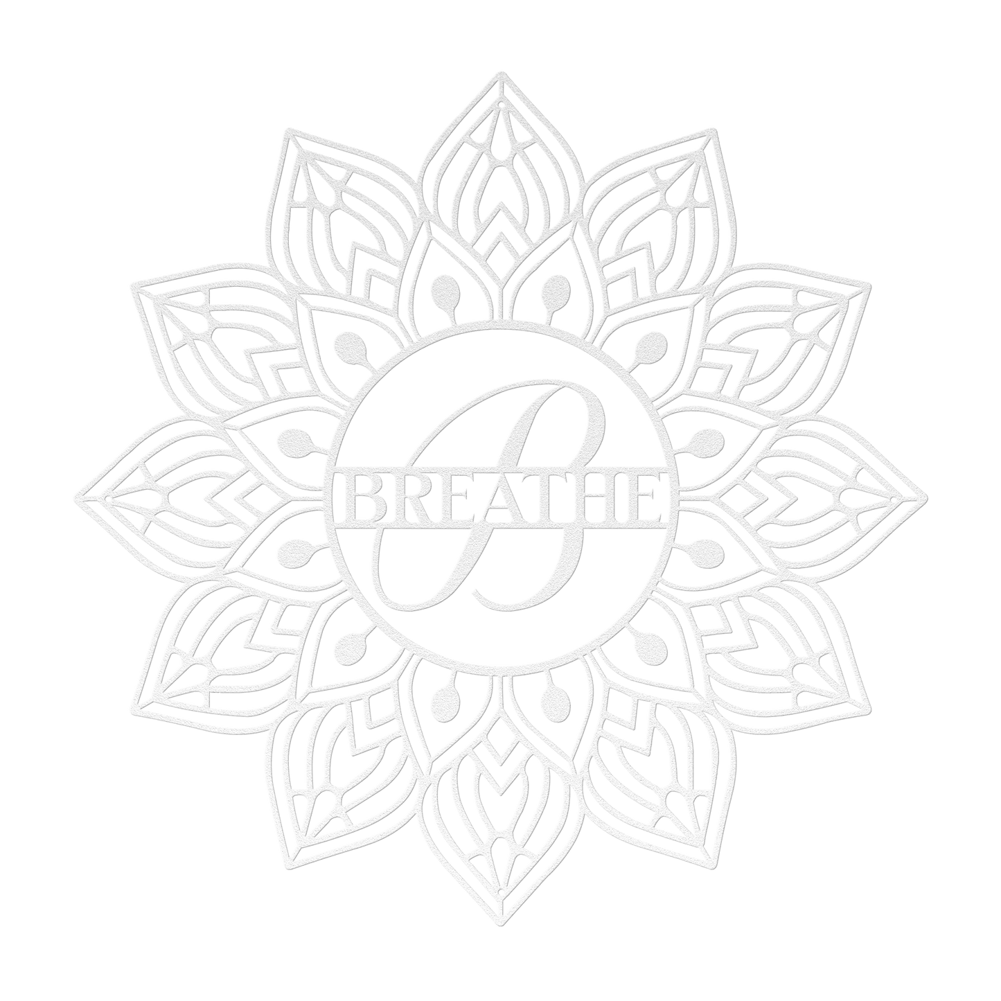 Mandala Breathe Metal Wall Art - MAIKERU STUDIO
