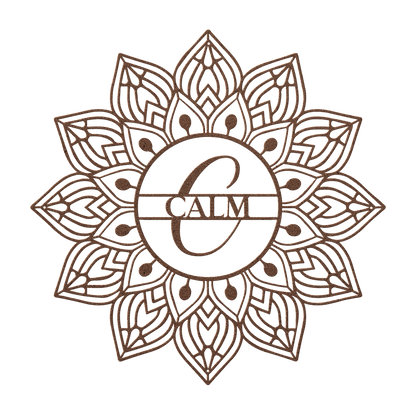 Mandala Calm Metal Wall Art - MAIKERU STUDIO