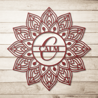 Mandala Calm Metal Wall Art - MAIKERU STUDIO