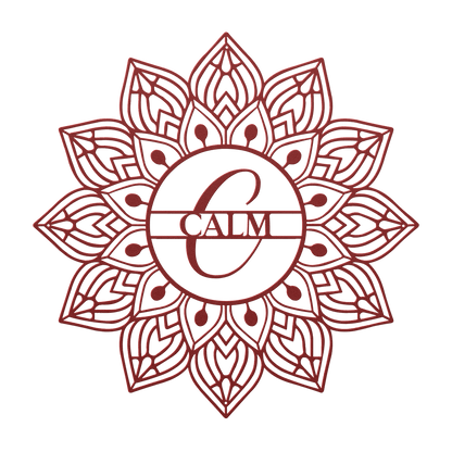Mandala Calm Metal Wall Art - MAIKERU STUDIO