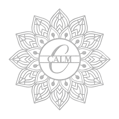 Mandala Calm Metal Wall Art - MAIKERU STUDIO