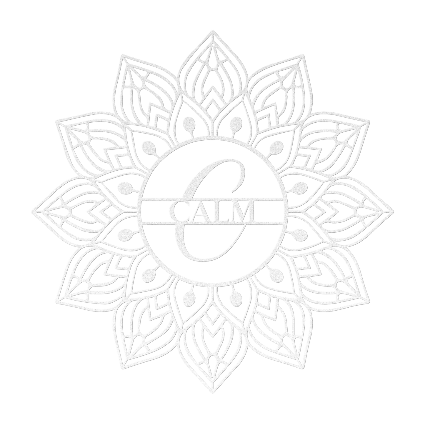 Mandala Calm Metal Wall Art - MAIKERU STUDIO