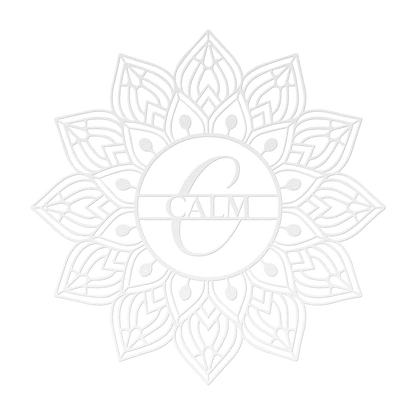 Mandala Calm Metal Wall Art - MAIKERU STUDIO