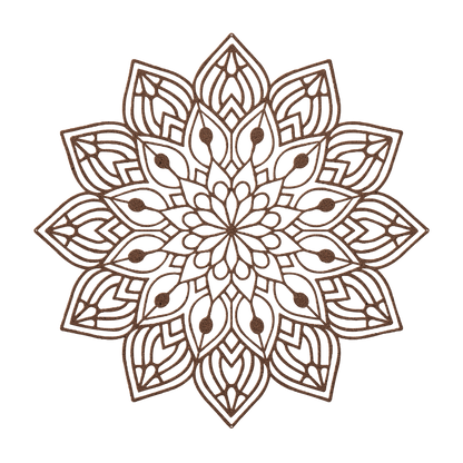 Full Mandala Metal Wall Art - MAIKERU STUDIO