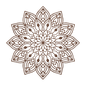 Full Mandala Metal Wall Art - MAIKERU STUDIO