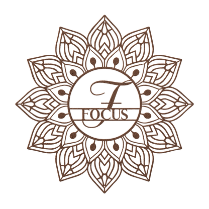 Mandala Focus Metal Wall Art - MAIKERU STUDIO
