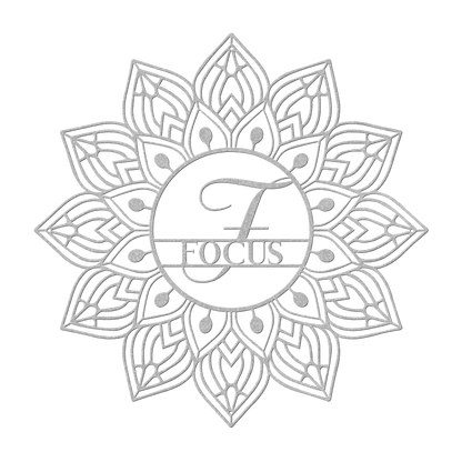 Mandala Focus Metal Wall Art - MAIKERU STUDIO