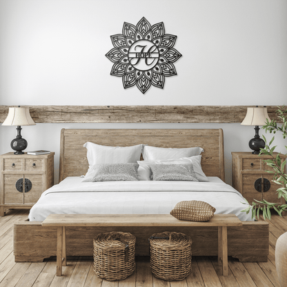 Mandala Hope Metal Wall Art - MAIKERU STUDIO
