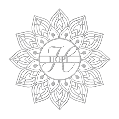 Mandala Hope Metal Wall Art - MAIKERU STUDIO