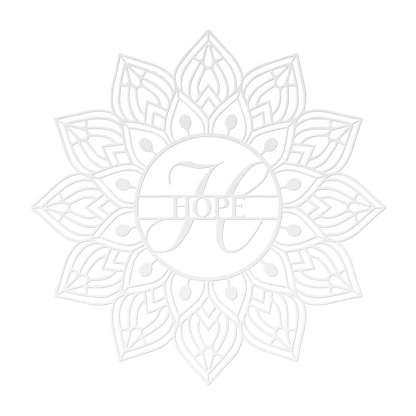 Mandala Hope Metal Wall Art - MAIKERU STUDIO