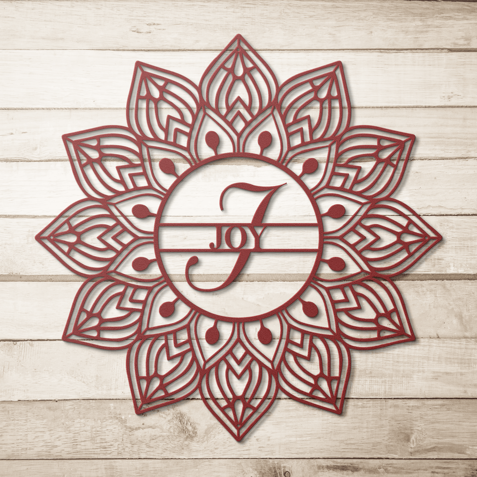 Mandala Joy Metal Wall Art - MAIKERU STUDIO