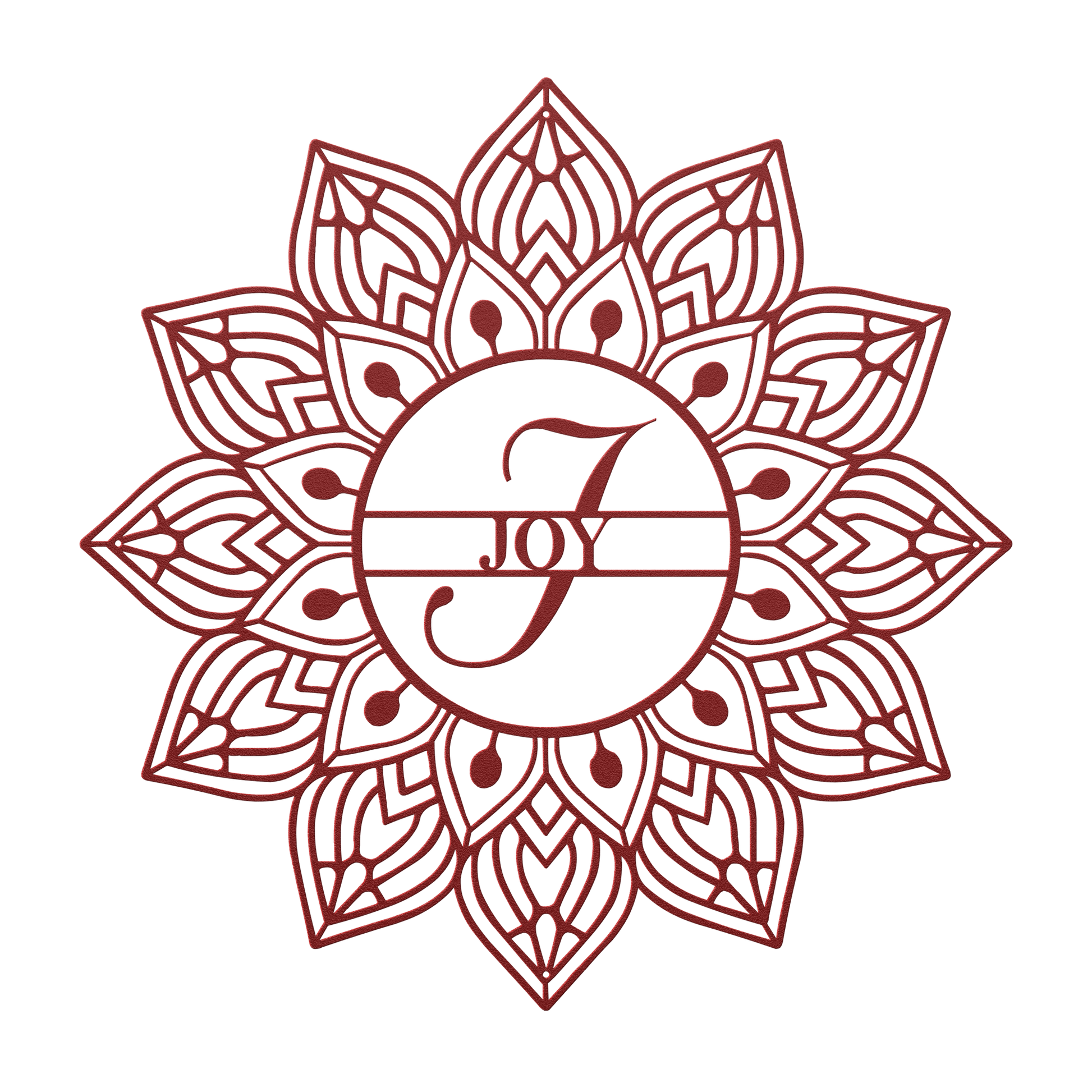 Mandala Joy Metal Wall Art - MAIKERU STUDIO