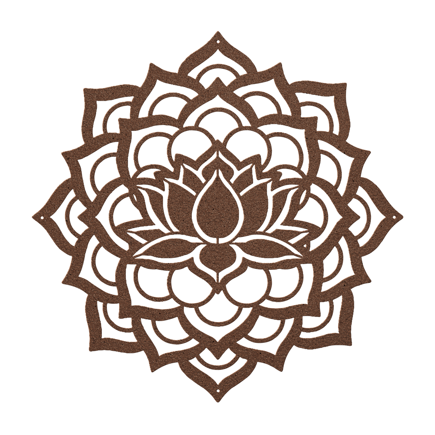 Mandala Lotus Flower Metal Wall Art - MAIKERU STUDIO
