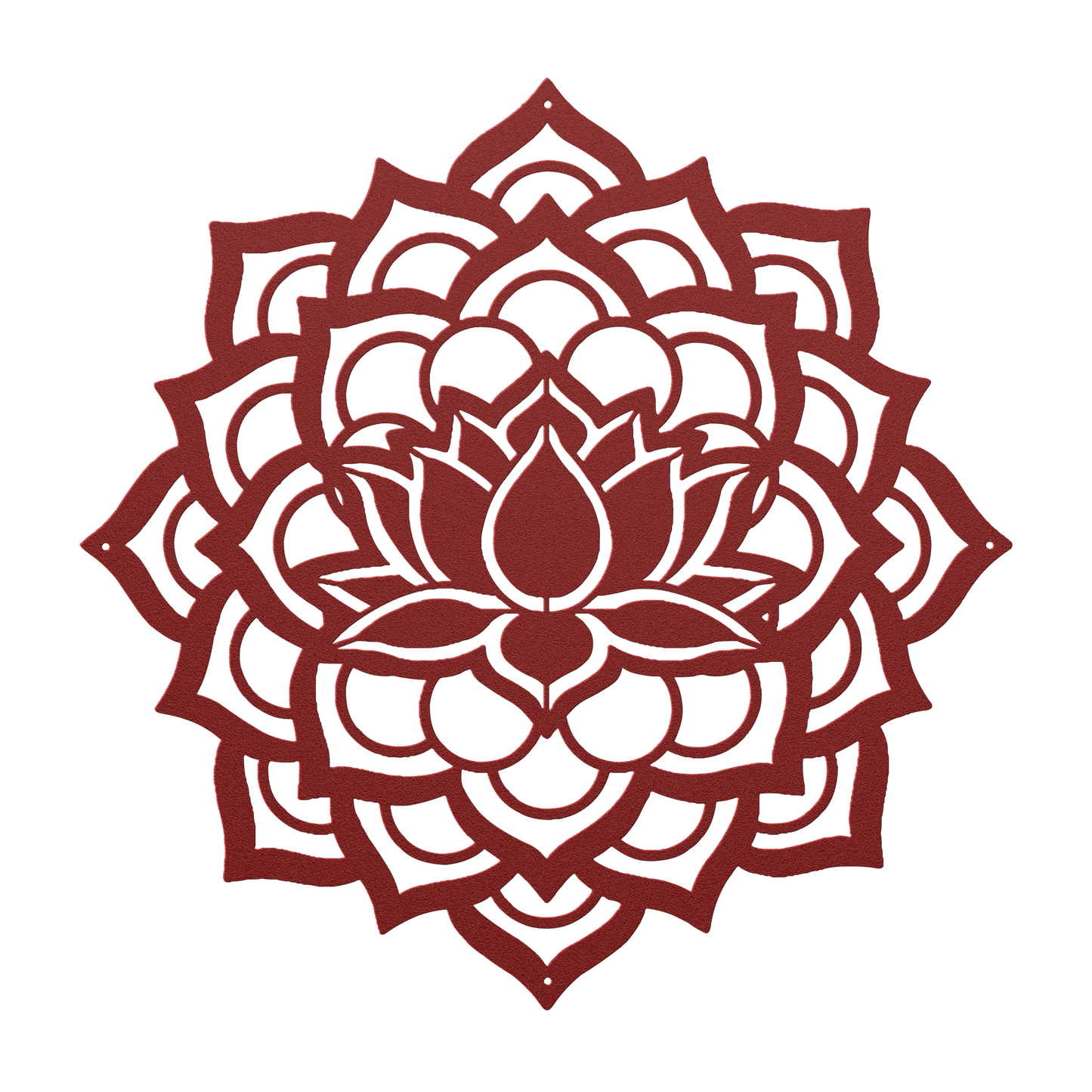 Mandala Lotus Flower Metal Wall Art - MAIKERU STUDIO