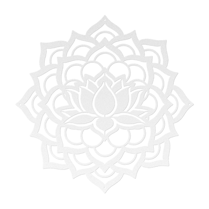 Mandala Lotus Flower Metal Wall Art - MAIKERU STUDIO