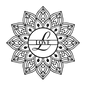Mandala Love Metal Wall Art - MAIKERU STUDIO