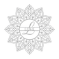 Mandala Love Metal Wall Art - MAIKERU STUDIO