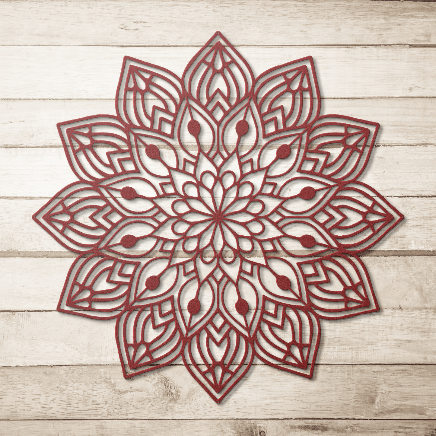 Full Mandala Metal Wall Art - MAIKERU STUDIO