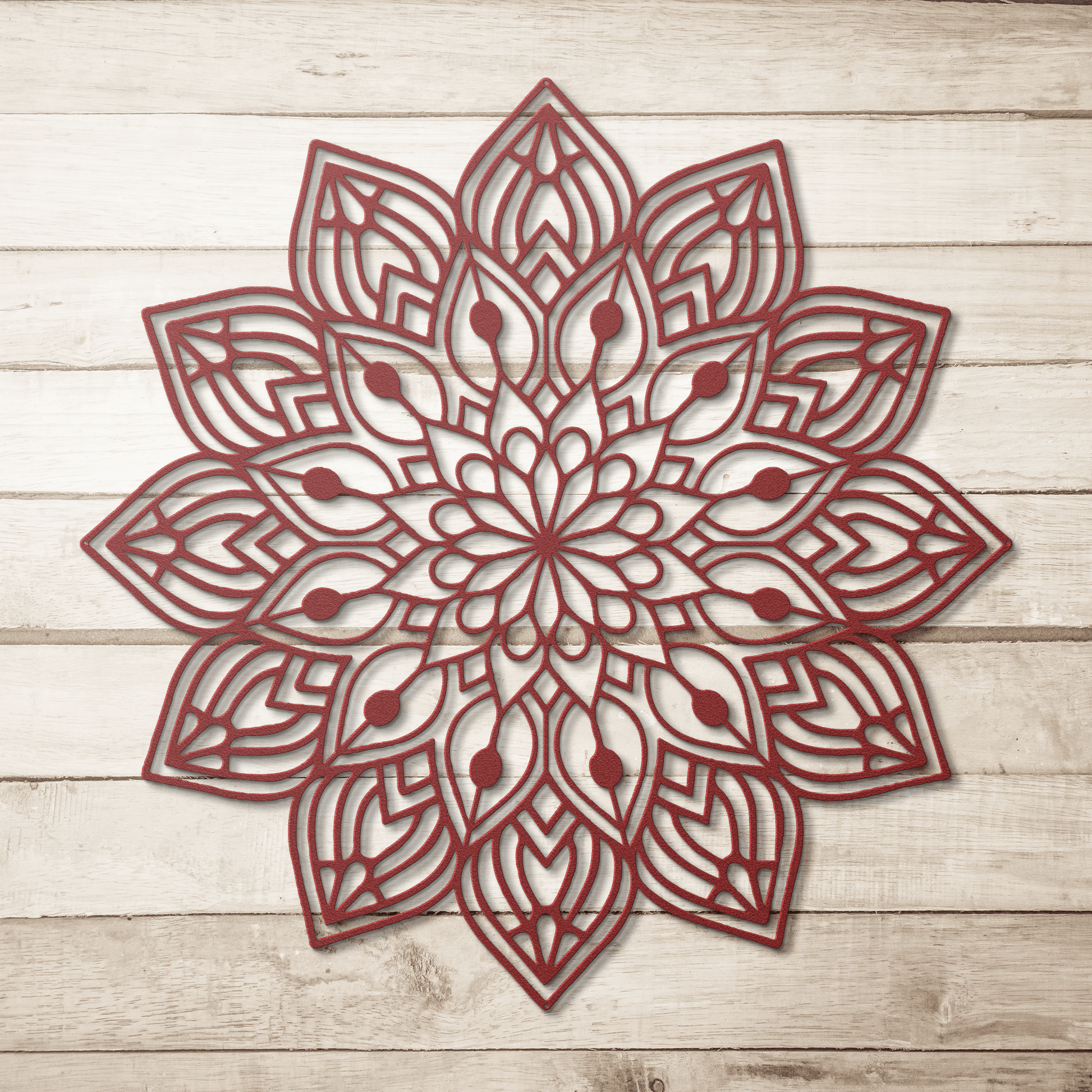 Full Mandala Metal Wall Art - MAIKERU STUDIO