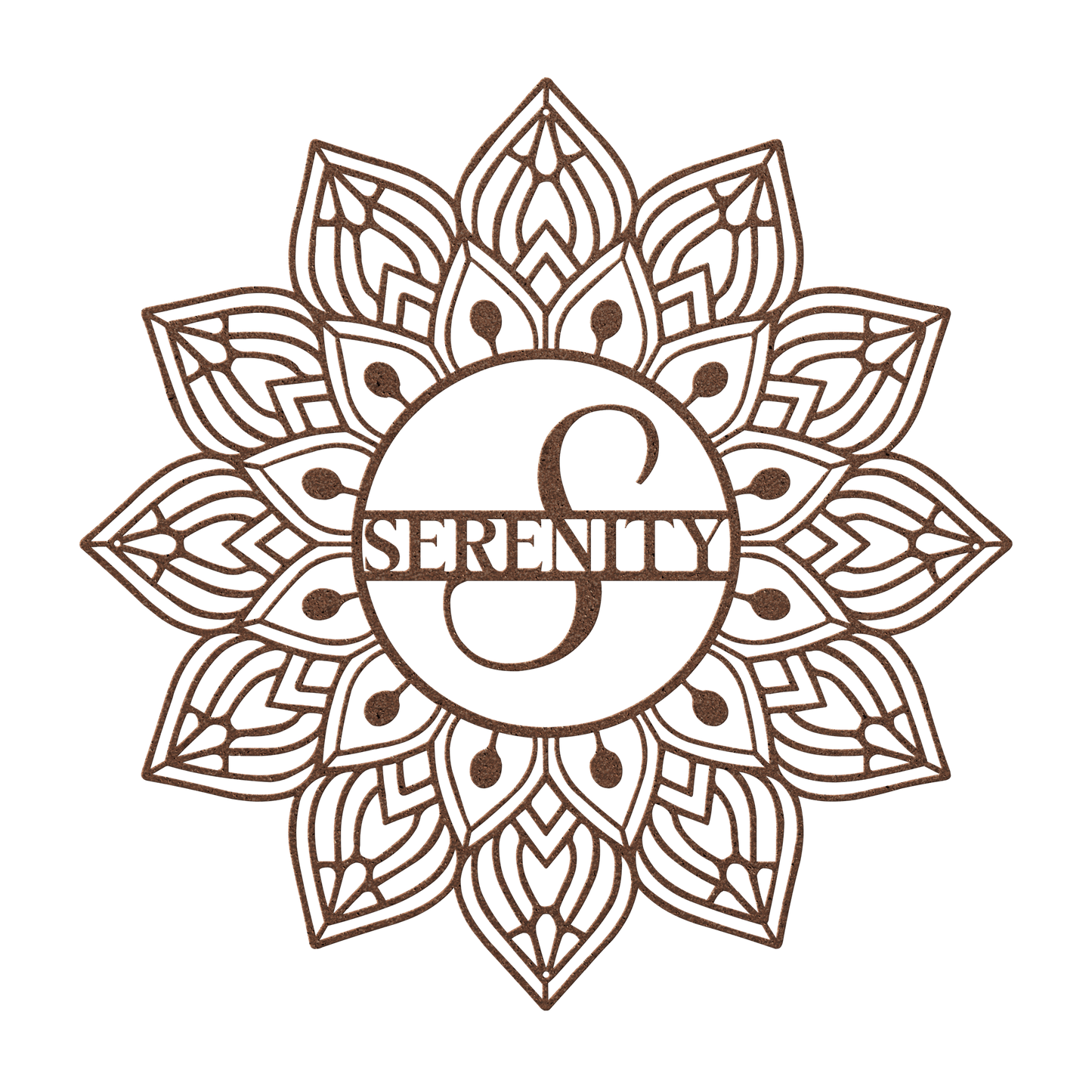 Mandala Serenity Metal Wall Art - MAIKERU STUDIO