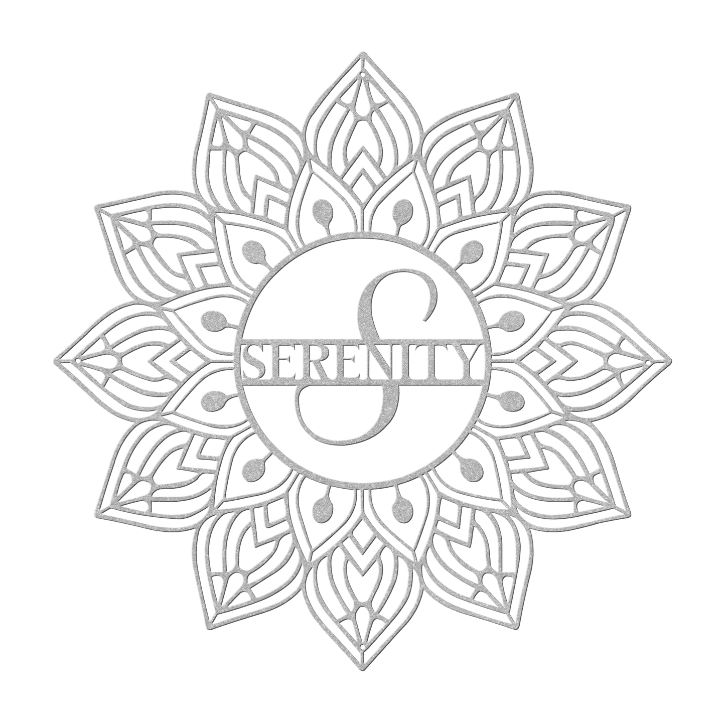 Mandala Serenity Metal Wall Art - MAIKERU STUDIO