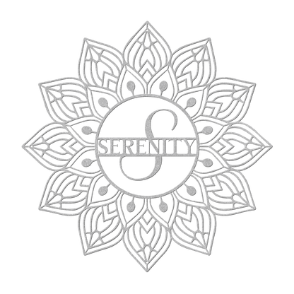 Mandala Serenity Metal Wall Art - MAIKERU STUDIO