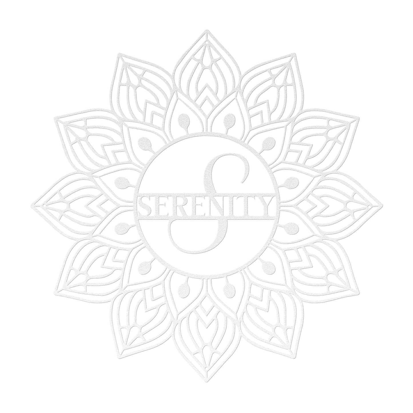 Mandala Serenity Metal Wall Art - MAIKERU STUDIO