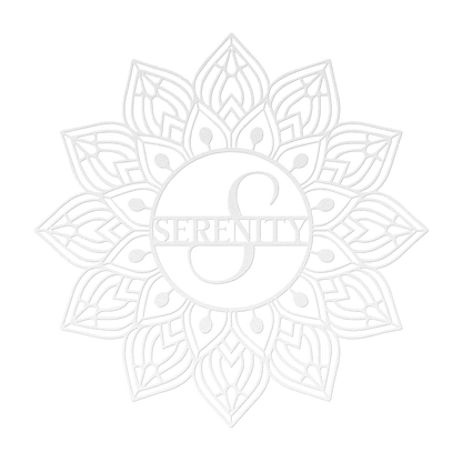 Mandala Serenity Metal Wall Art - MAIKERU STUDIO