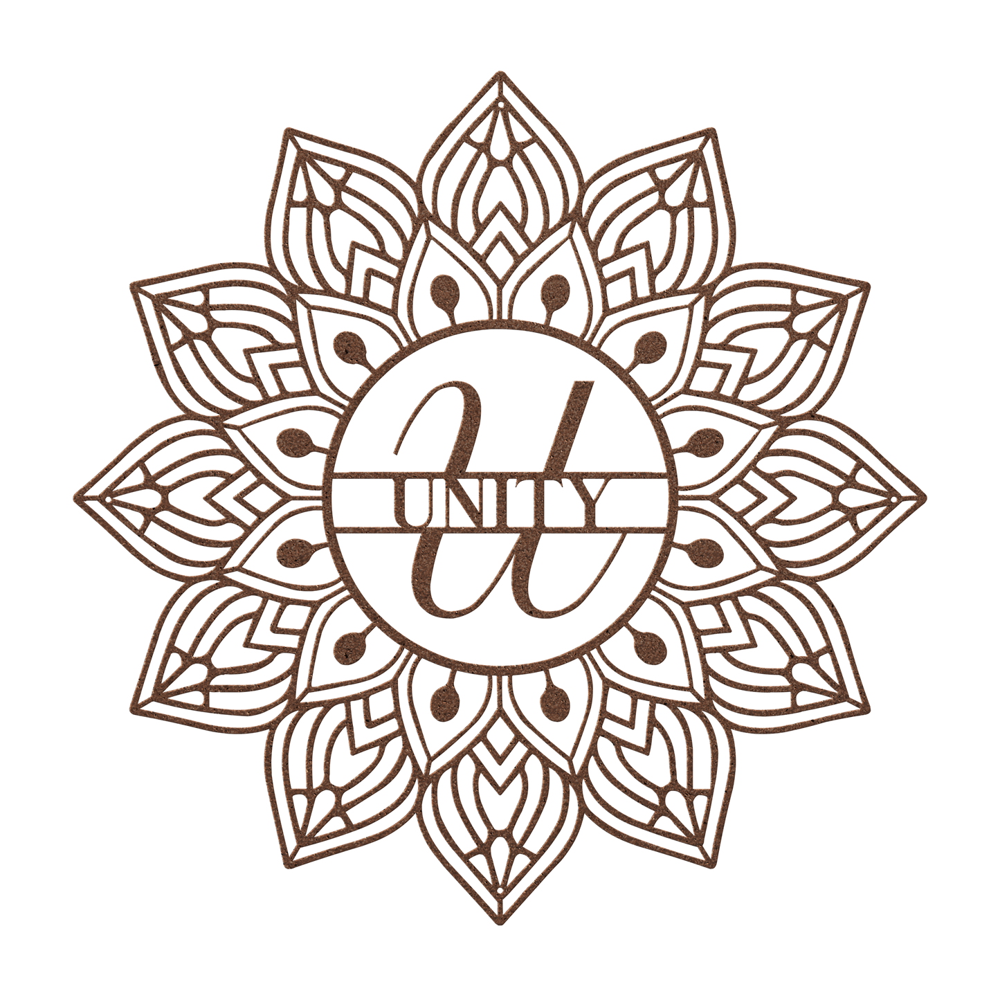 Mandala Unity Metal Wall Art - MAIKERU STUDIO