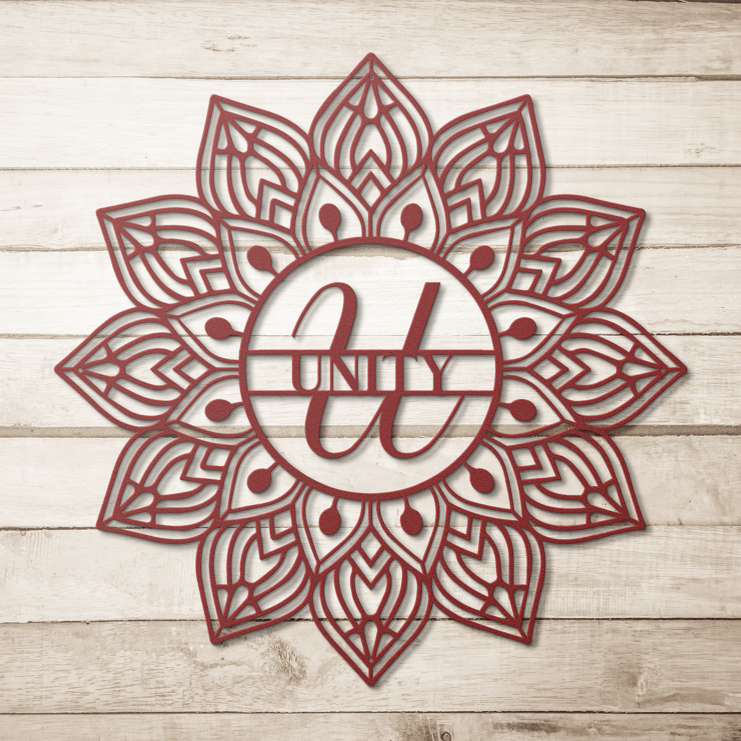 Mandala Unity Metal Wall Art - MAIKERU STUDIO