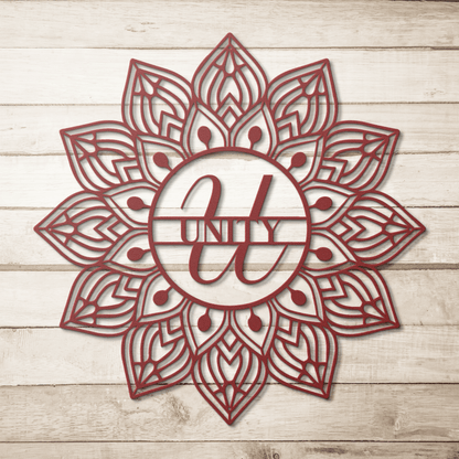 Mandala Unity Metal Wall Art - MAIKERU STUDIO