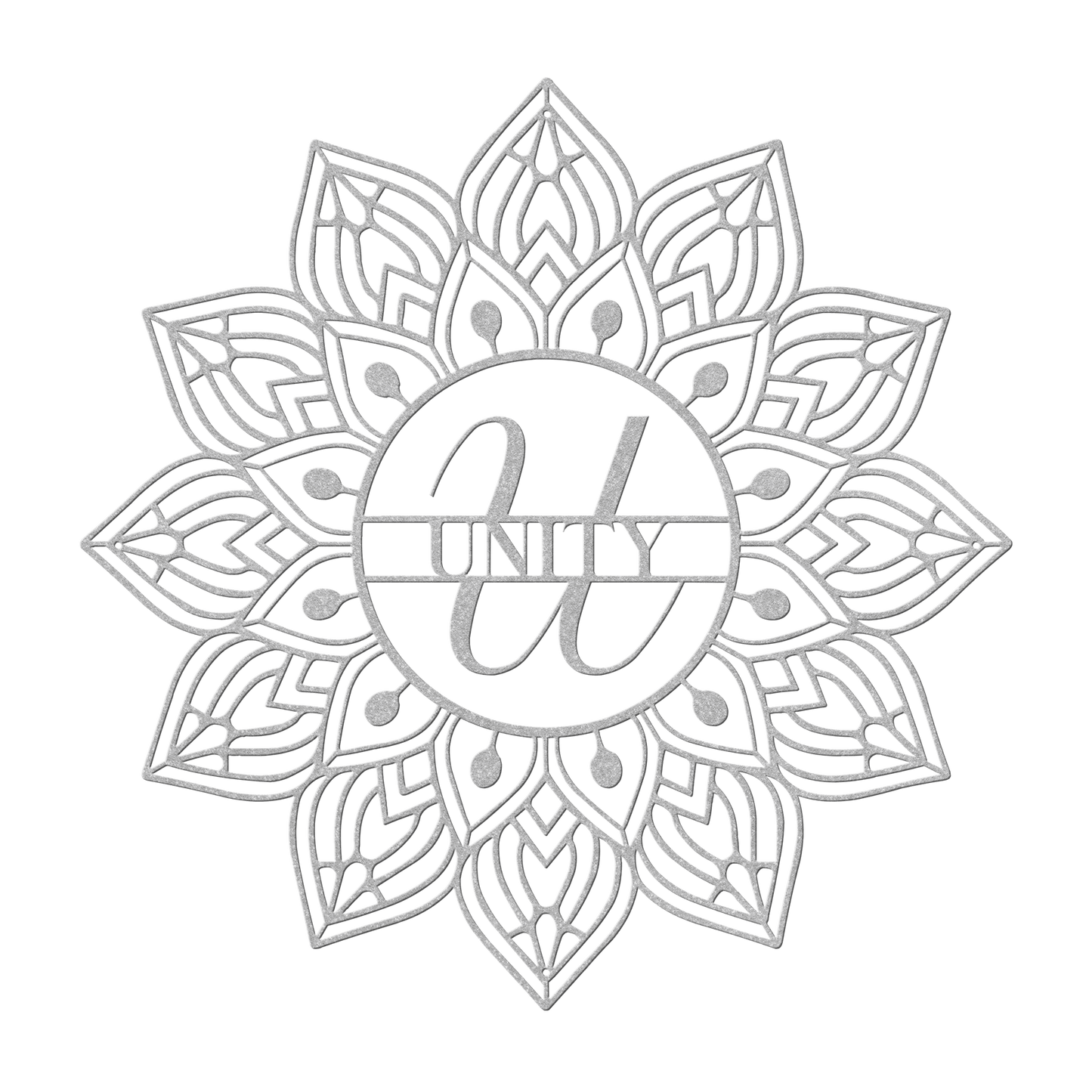 Mandala Unity Metal Wall Art - MAIKERU STUDIO