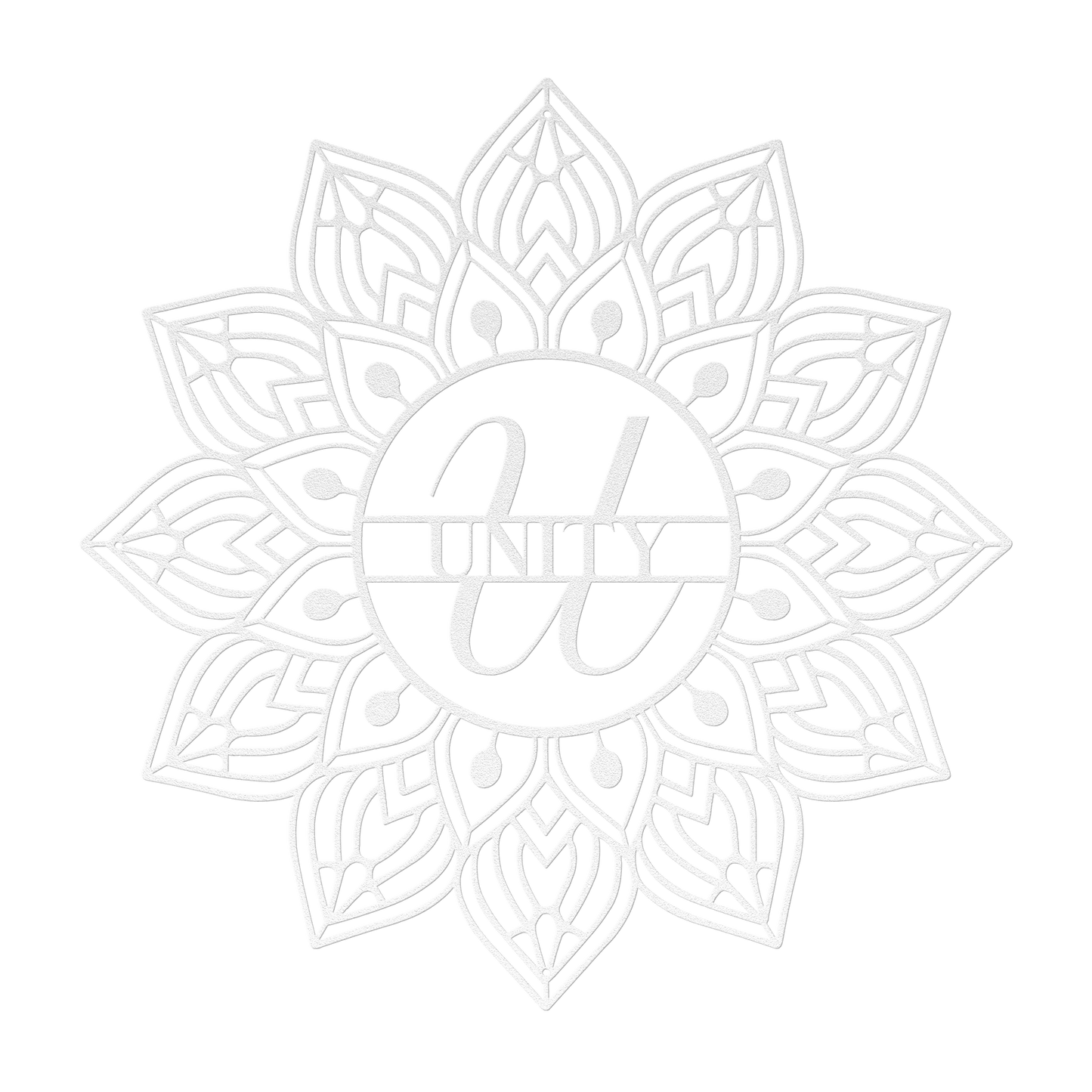 Mandala Unity Metal Wall Art - MAIKERU STUDIO