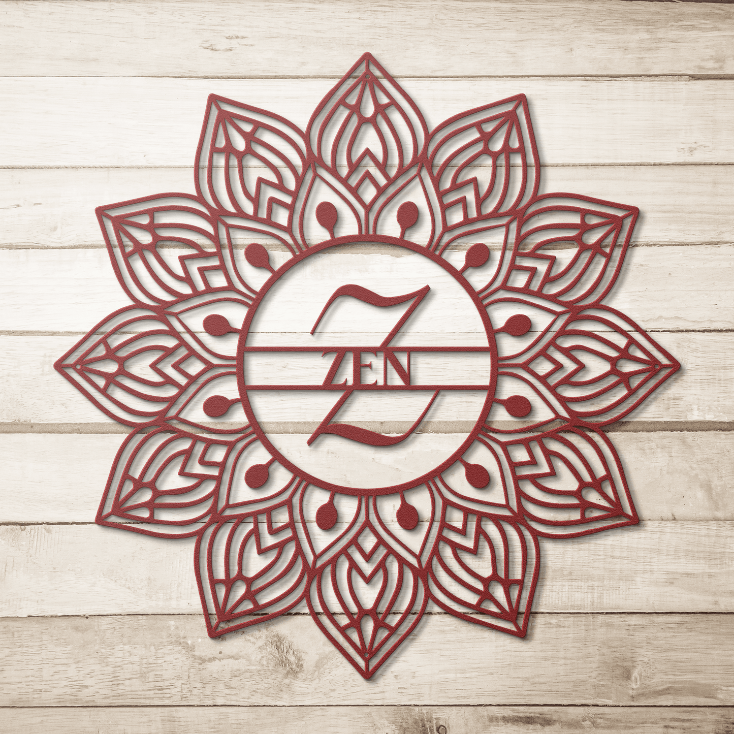 Mandala Zen Metal Wall Art - MAIKERU STUDIO