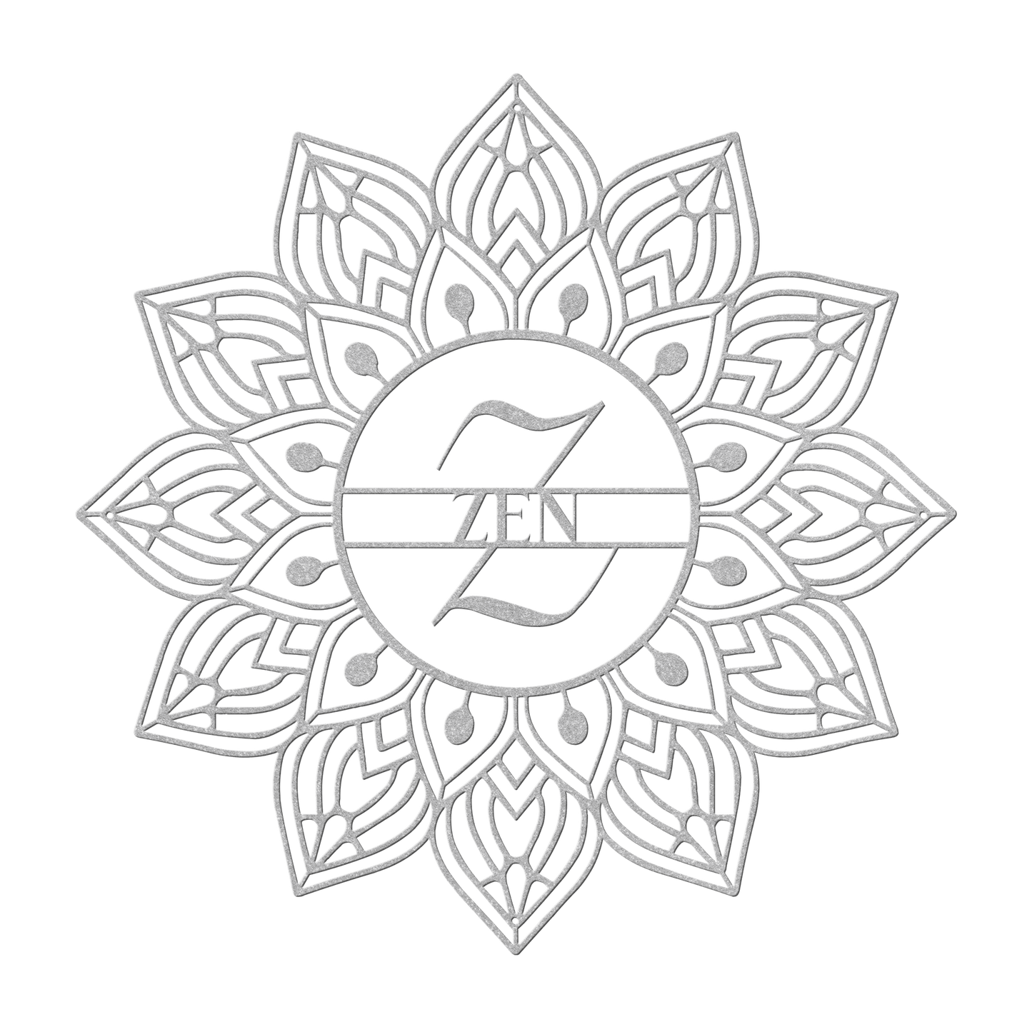 Mandala Zen Metal Wall Art - MAIKERU STUDIO