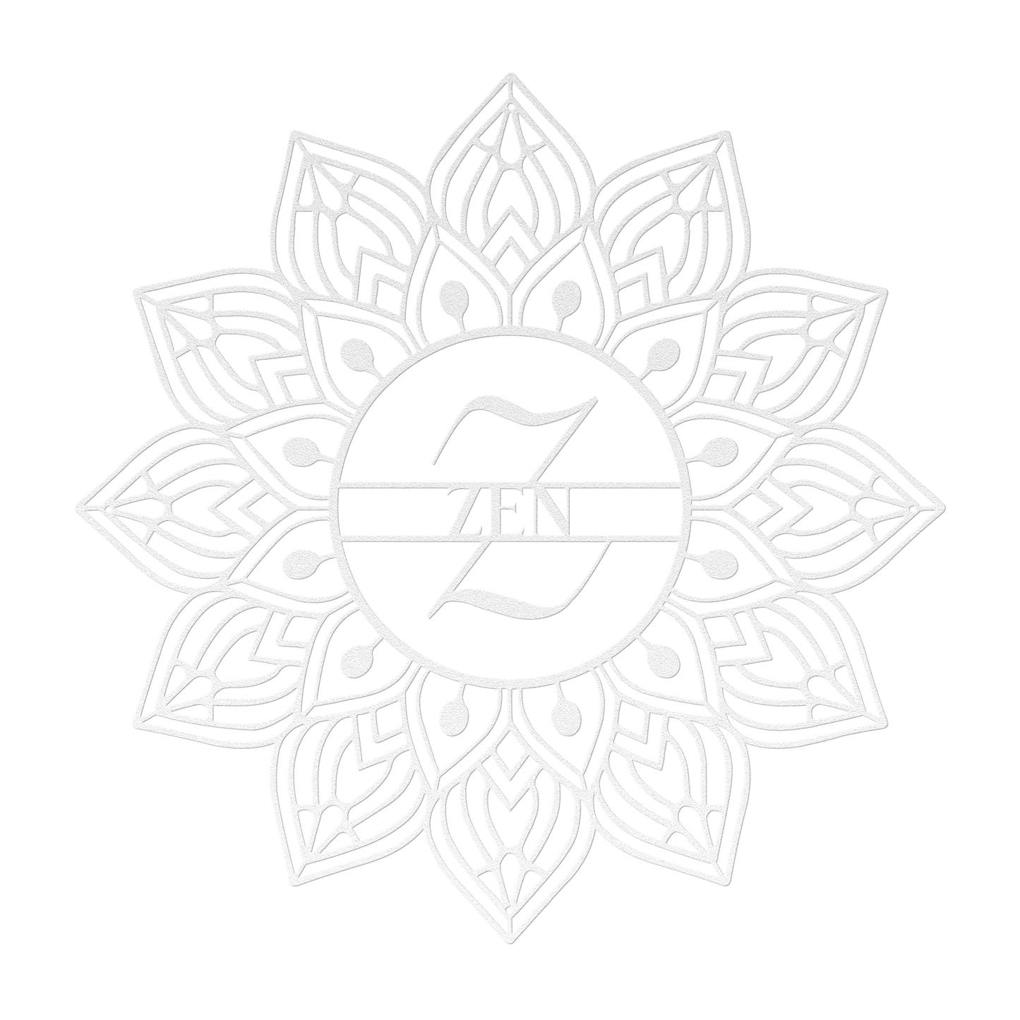 Mandala Zen Metal Wall Art - MAIKERU STUDIO