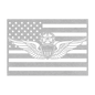 Master Aviator Wings | Horizontal Flag Tribute - MAIKERU STUDIO