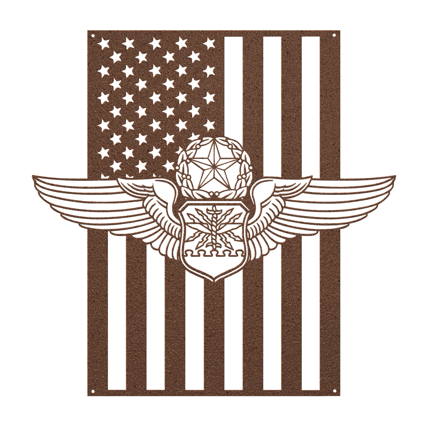 Master Navigator Wings | American Flag Tribute - MAIKERU STUDIO