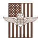 Master Navigator Wings | American Flag Tribute - MAIKERU STUDIO