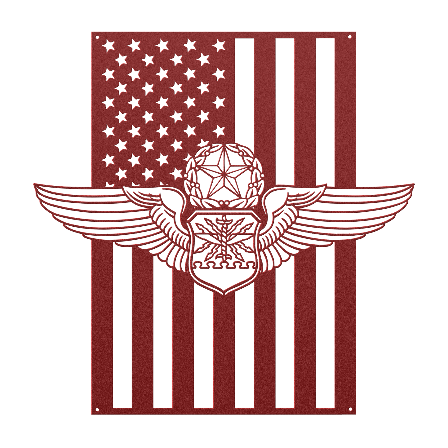 Master Navigator Wings | American Flag Tribute - MAIKERU STUDIO