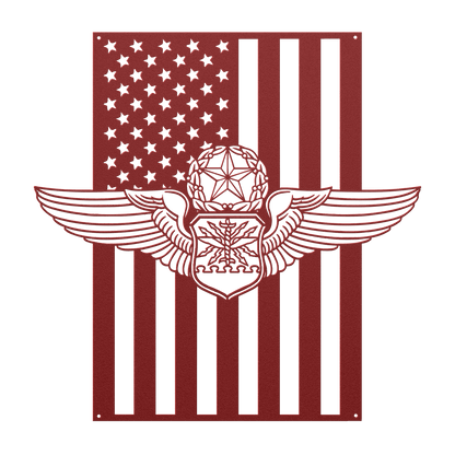 Master Navigator Wings | American Flag Tribute - MAIKERU STUDIO