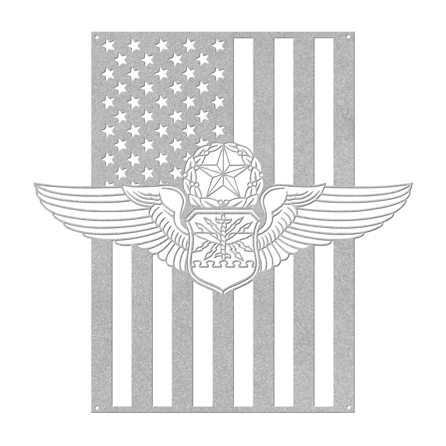Master Navigator Wings | American Flag Tribute - MAIKERU STUDIO