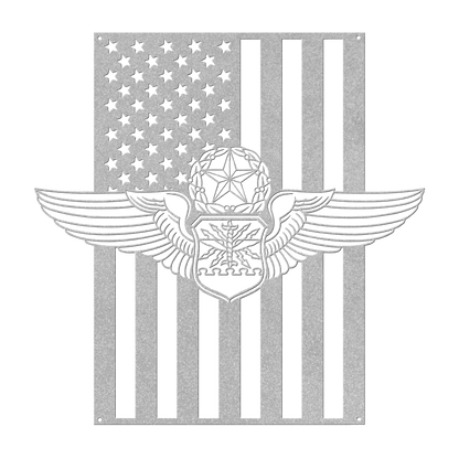 Master Navigator Wings | American Flag Tribute - MAIKERU STUDIO