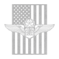 Master Navigator Wings | American Flag Tribute - MAIKERU STUDIO