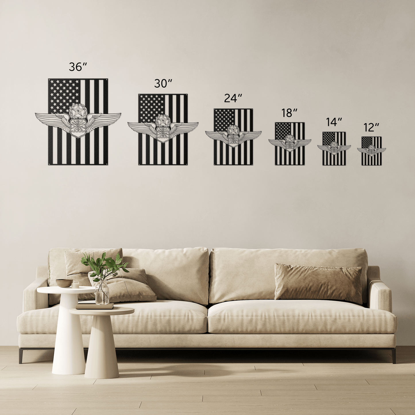 Master Navigator Wings | American Flag Tribute - MAIKERU STUDIO