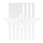 Master Navigator Wings | American Flag Tribute - MAIKERU STUDIO