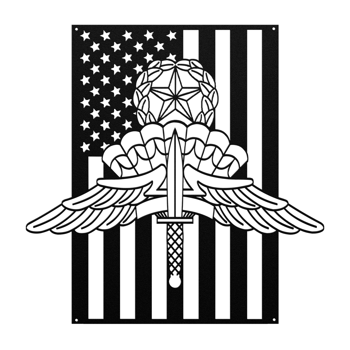 Military Freefall Jumpmaster Wings | Halo Badge Tribute - MAIKERU STUDIO