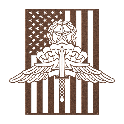 Military Freefall Jumpmaster Wings | Halo Badge Tribute - MAIKERU STUDIO