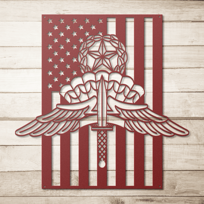 Military Freefall Jumpmaster Wings | Halo Badge Tribute - MAIKERU STUDIO