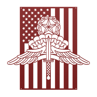 Military Freefall Jumpmaster Wings | Halo Badge Tribute - MAIKERU STUDIO